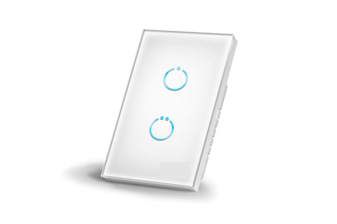 MCOHome Touch Panel ZWave Switch (2 Button)