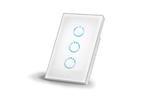 MCOHome Touch Panel ZWave Switch (3 Button)